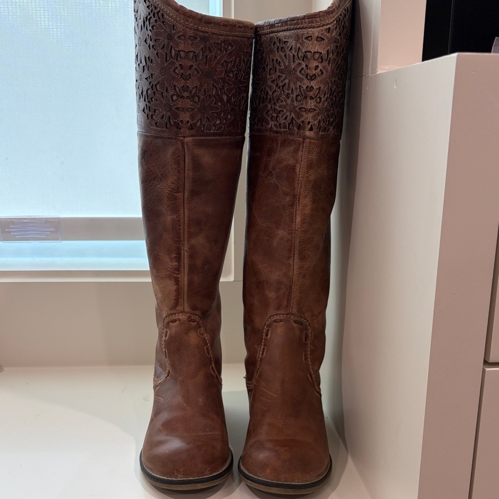 Chic Brown Over the Knee Boots